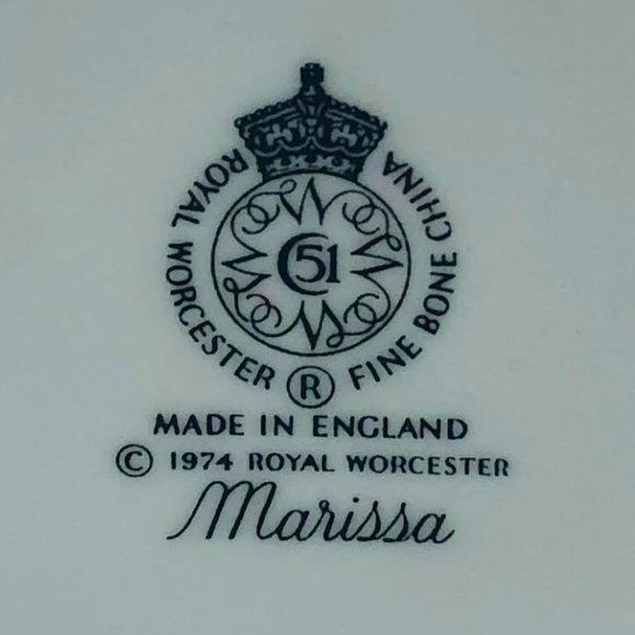 Vintage Royal Worcester fine bone china pin dish - Picture 6 of 6